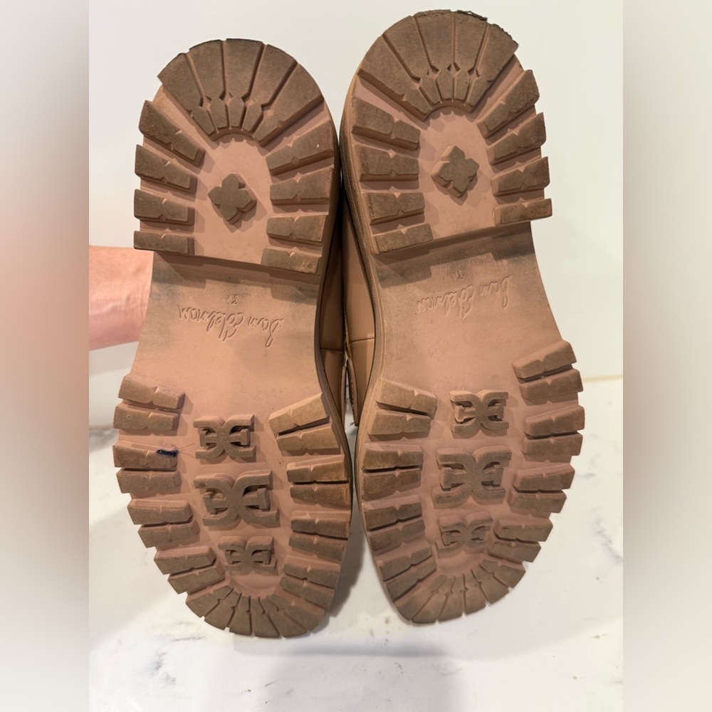 Sam Edelman x Anthropologie Laurs Lug Sole Loafer in Maple Sugar (Nude) US 8.5 - Picture 11 of 16
